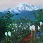 Mountain (2009) Oil on stretch canvas, 50cm x 60cm